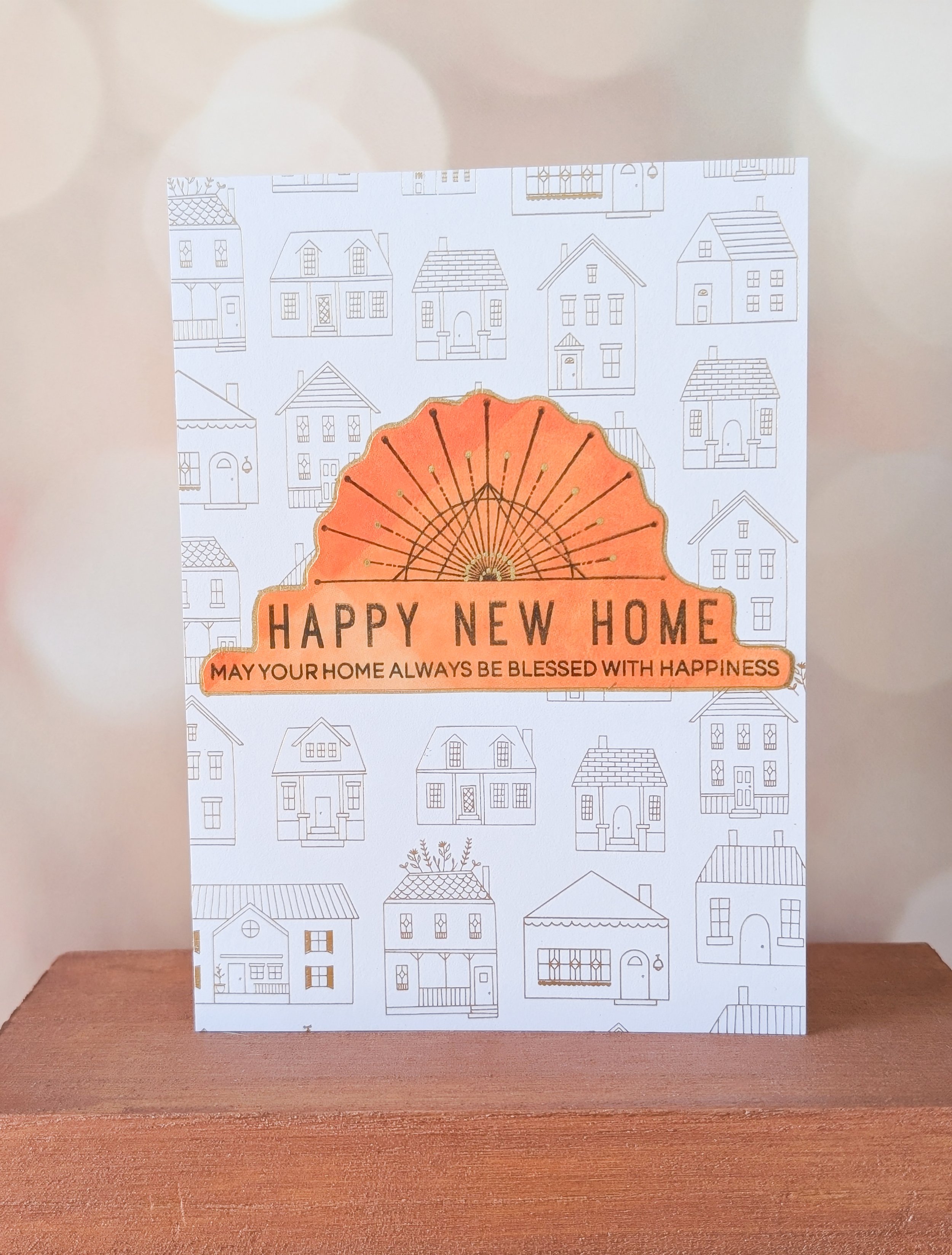 Sunset New Home Card
