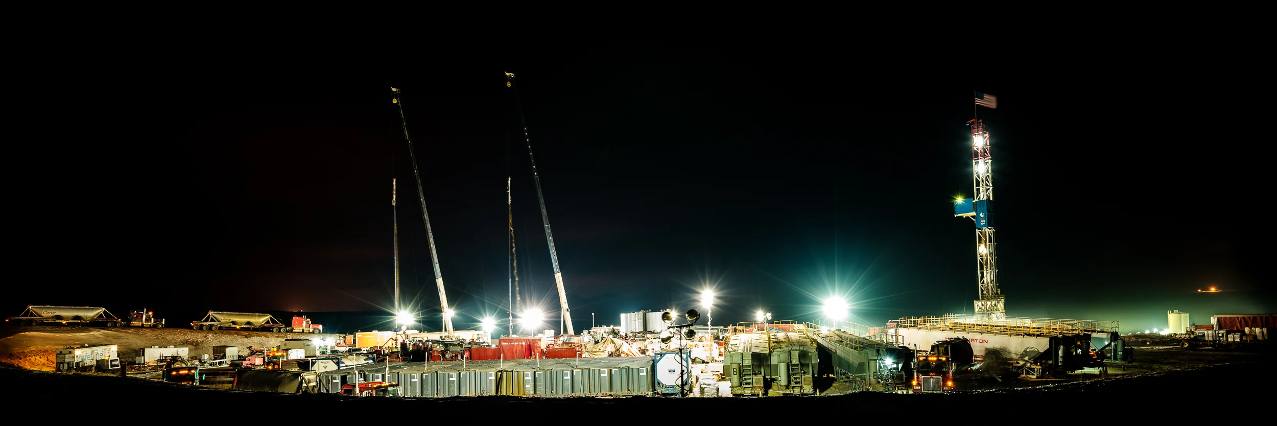 Drilling Rig and Frac