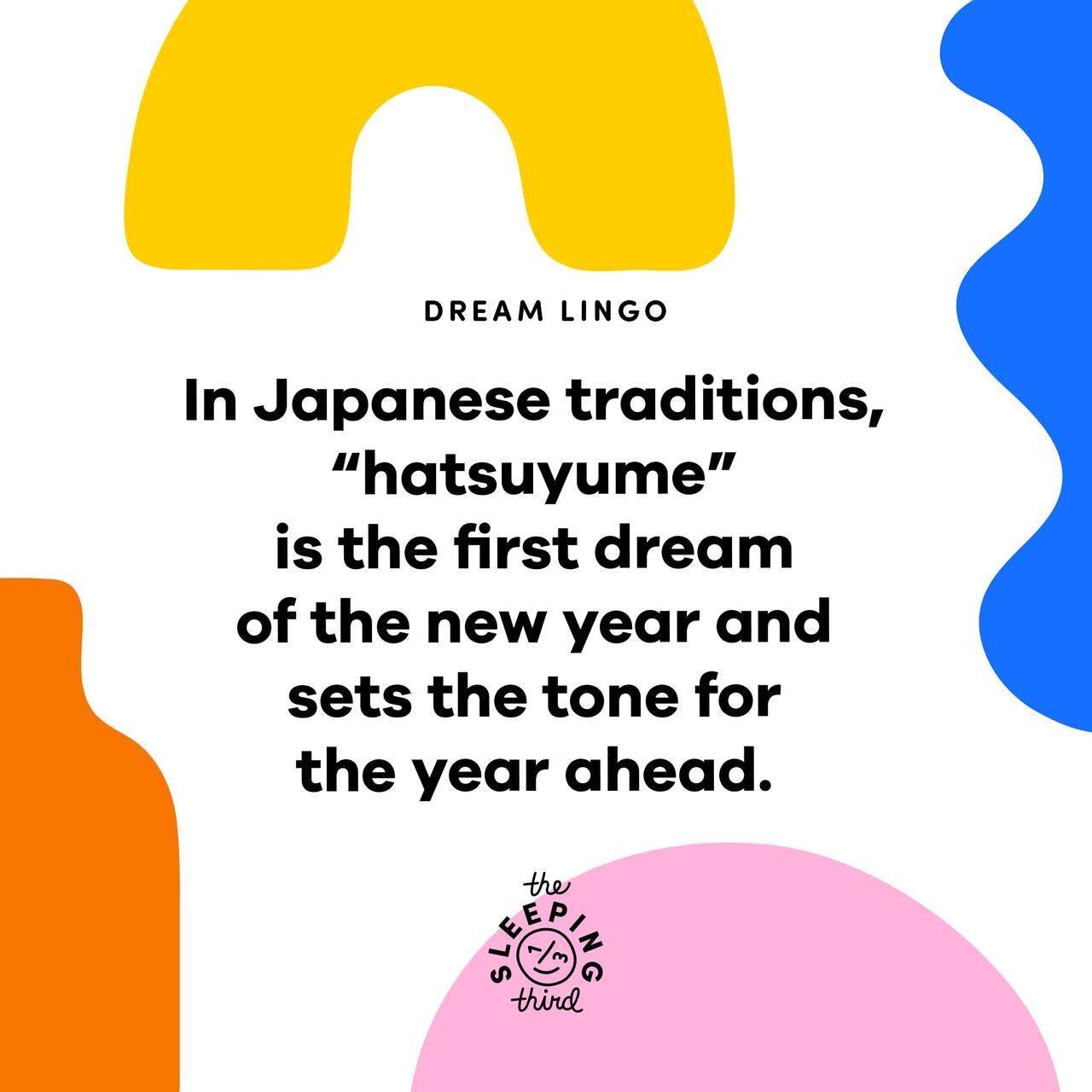 It's time to celebrate my absolute favorite part of the new year!⁠
⁠
In Japanese traditions, hatsuyume refers to the first dream of the year and sets the tone for the year ahead. It is said that it's particularly auspicious to dream of Mount Fuji, a 