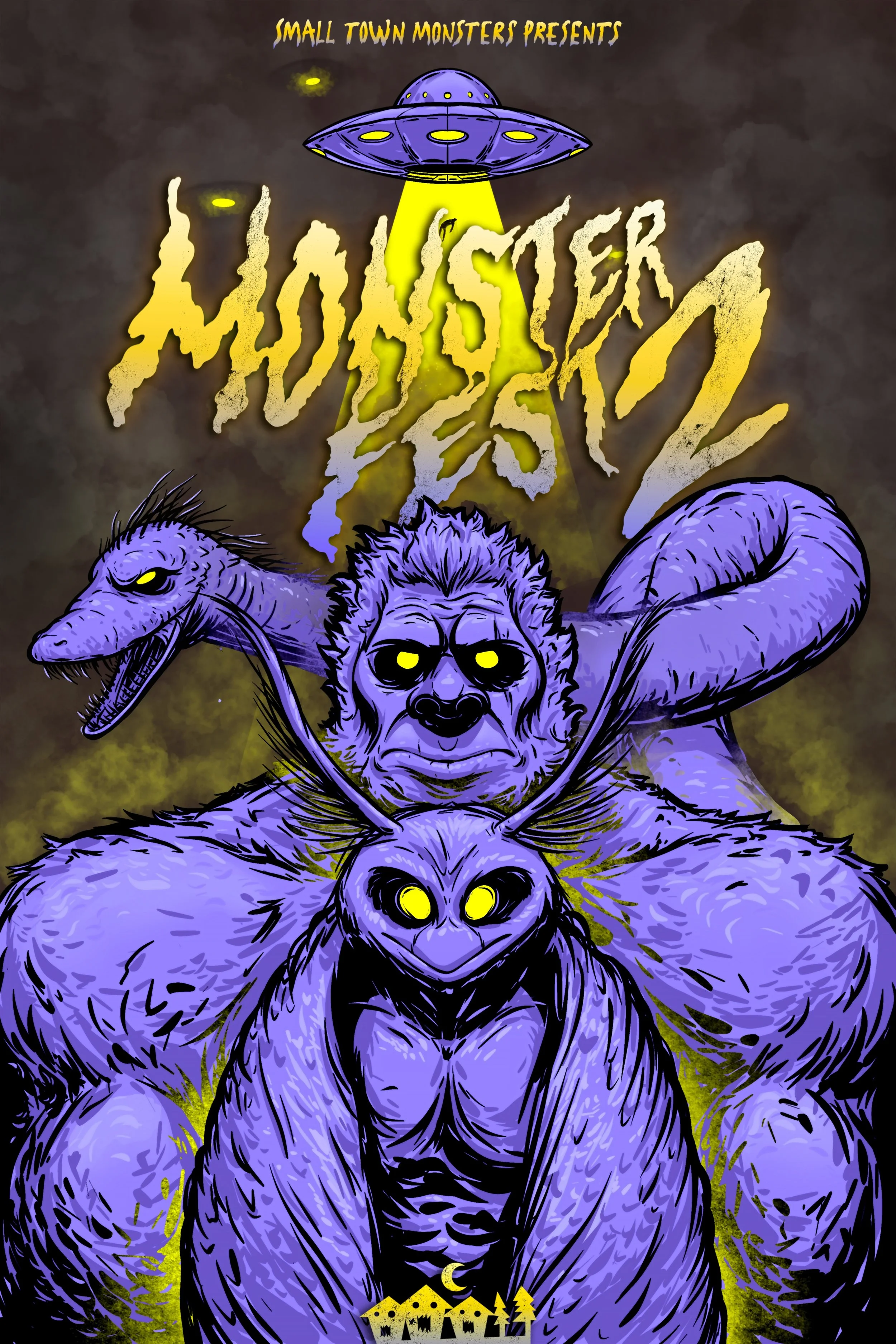 Monster Fest 2 official limited edition poster