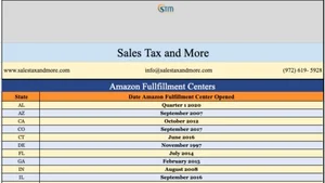 State Tax Charts & Matrices — Sales Tax and More
