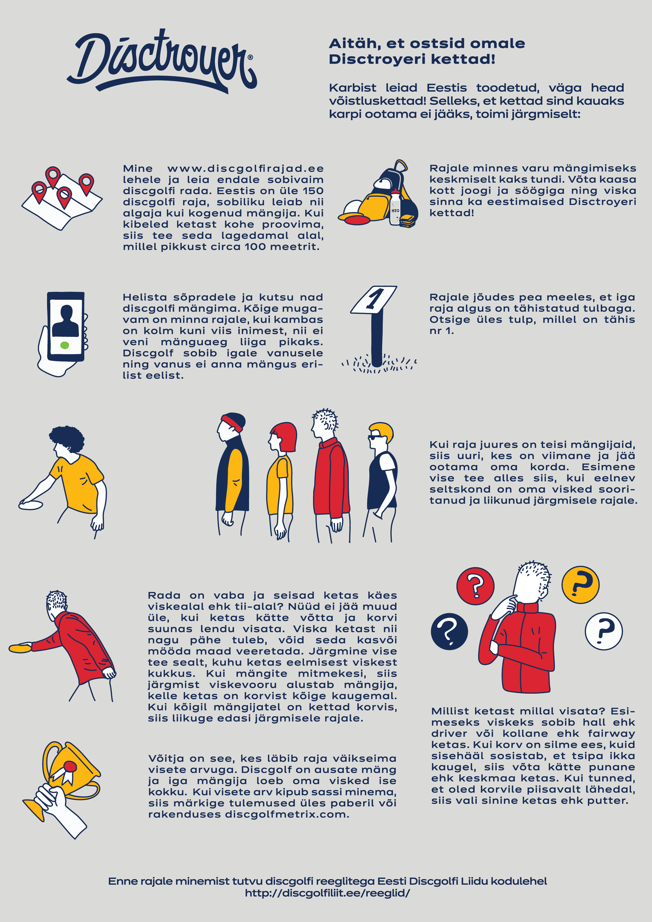 DISCTROYER Pood Eesti discgolfi kettad Shop Estonian disc golf