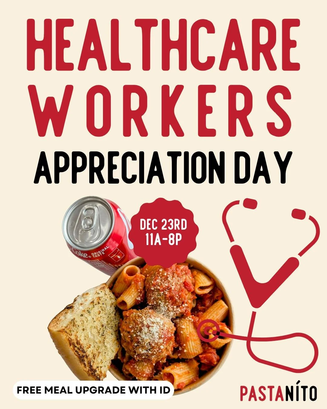 Today 11-8p we say thank you to the medical heroes in our community as many of them are still working today! Show your medical ID in store and get a free meal upgrade with any bowl.
#HealthcareHeroes #ThankYouHealthcare #YorkPA #ChristmasEve
