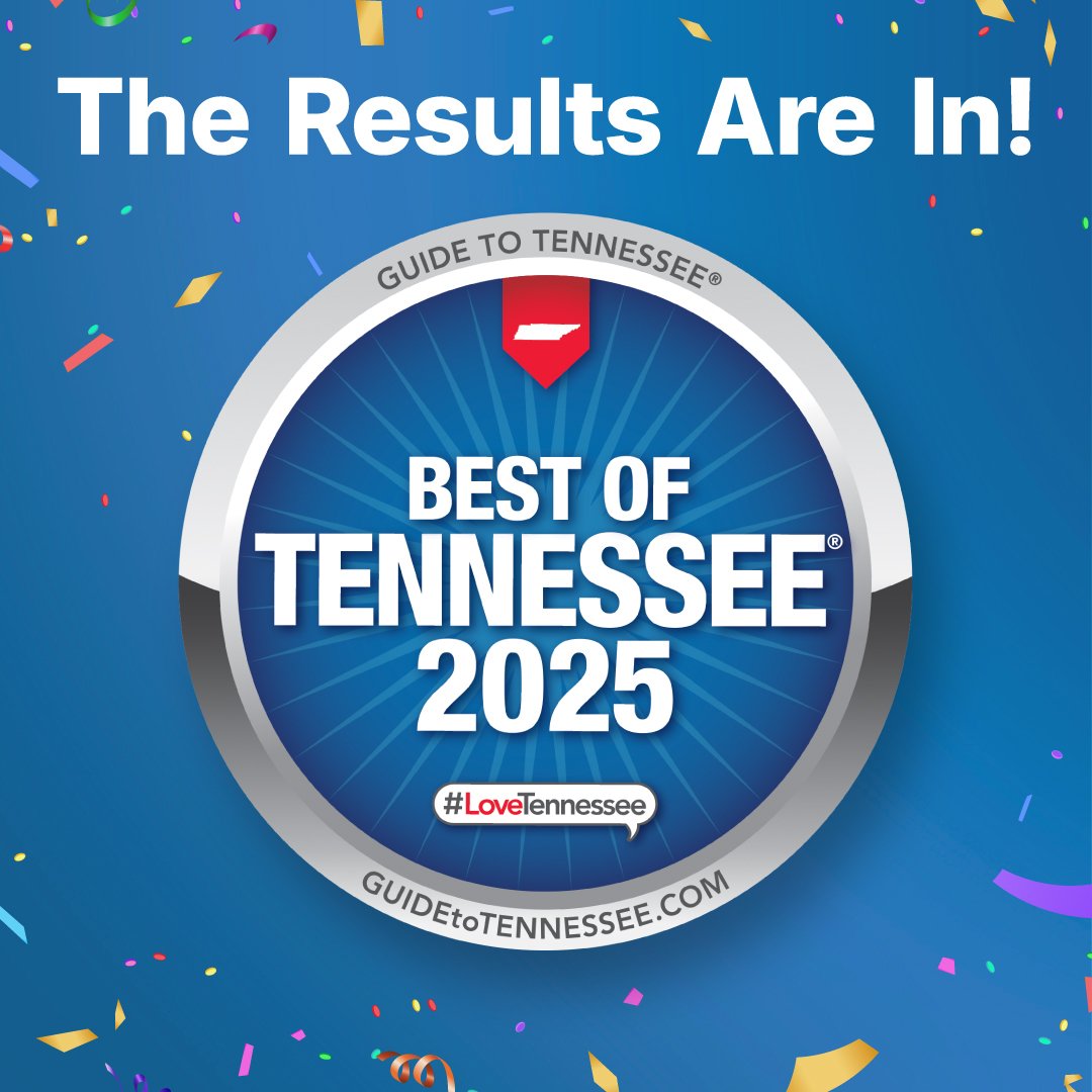 Thank You for Your Votes, TN, and to The Guide To Tennessee! It's an honor and a privilege to serve our local community!
