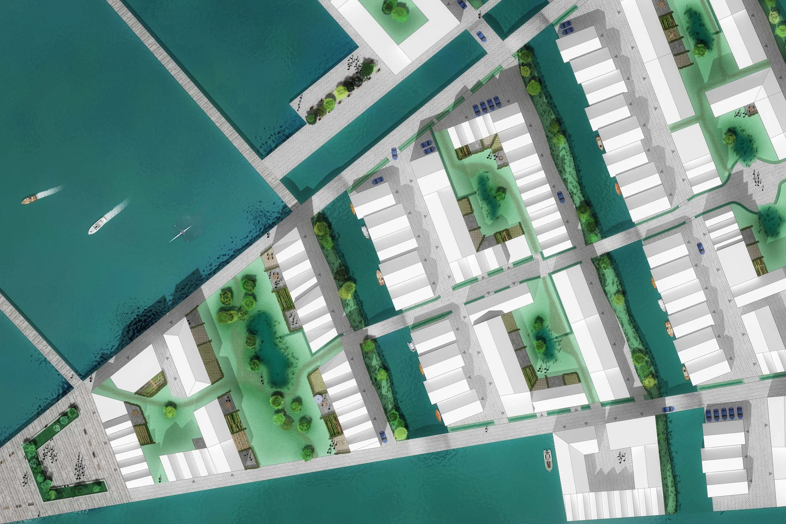 "Water District" plan view