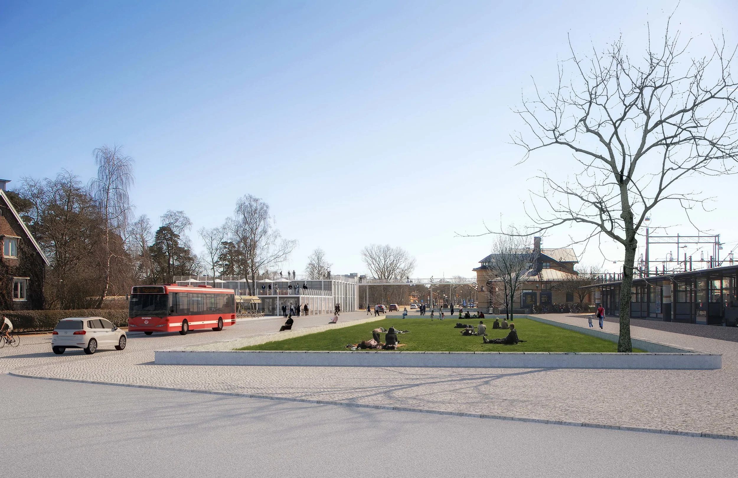 Train Station &amp; Library