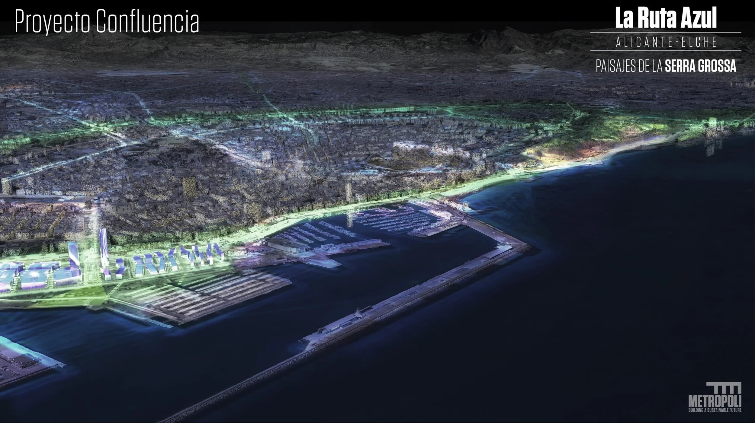 Central dock + waterfront and main connections (concept design)