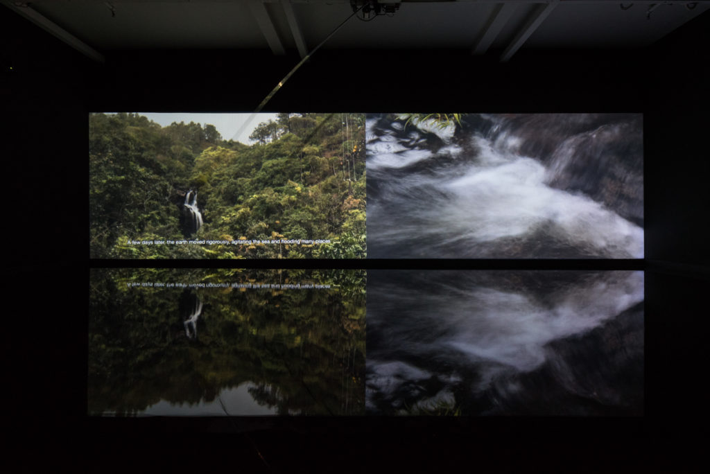  The video installation  Scratching on the Surface  by Leung Chi Wo, currently on view in “Once lost but now found” at Oi!, Oil Street Art Space, Hong Kong. Courtesy of Oi! 