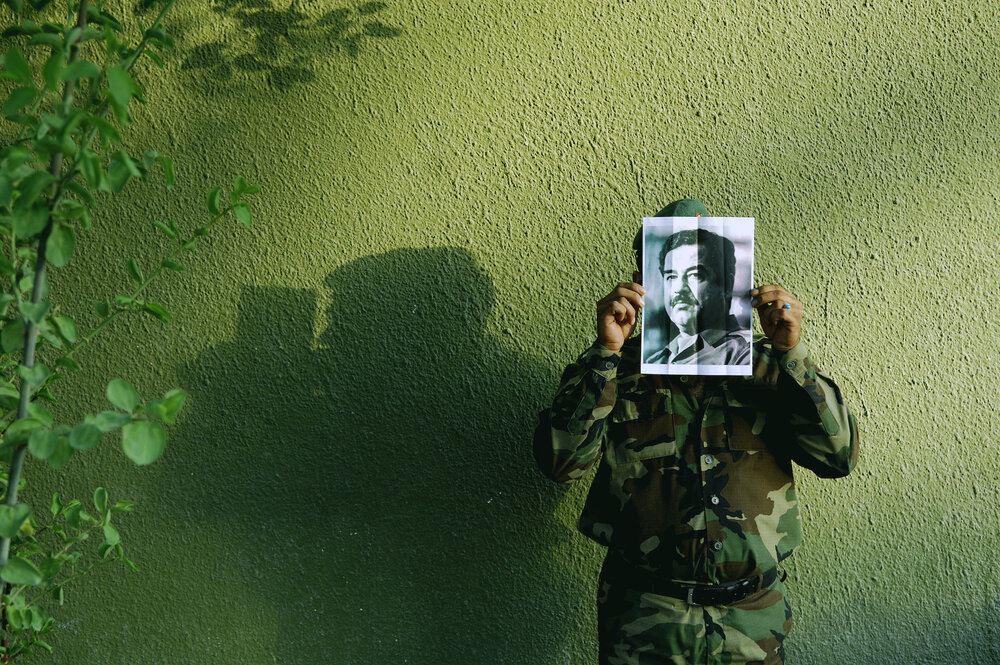  Jamal Penjweny. Work from the series Saddam is Here. 2010. 