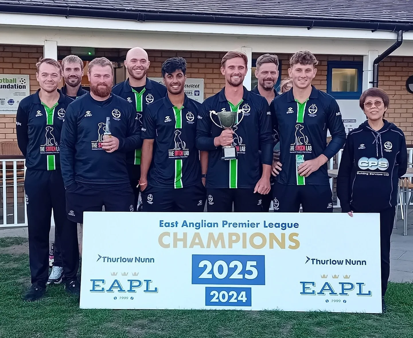 @thurlownunneapl champions in 2025 🏆  Congratulations to the 1st Team who were crowned league champions for the 4th time in 5th years! #SBCC #Cricket #RAMS🐏