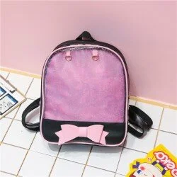 YH-BG-012 Ita Bag Bow and Laces - Black-Pink.jpg