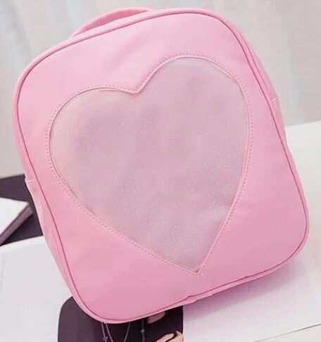 YH-BG-001 Ita Bag - Glitter Heart Pink 1.JPG
