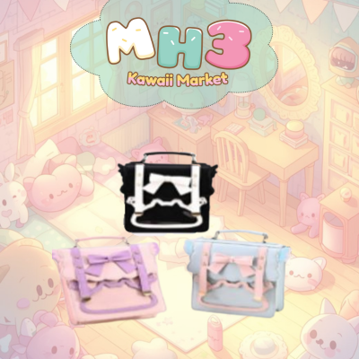 Kawaii Kitty Bow Ita Bag