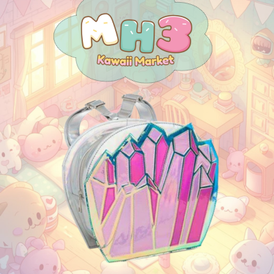 Crystal Prism Holographic Mini Backpack