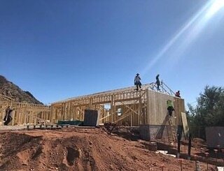 Check out the progress of a new house being built by West Construction &amp; Development CO.,INC. in the Camelback Mountain/Arcadia area!  Link in bio!