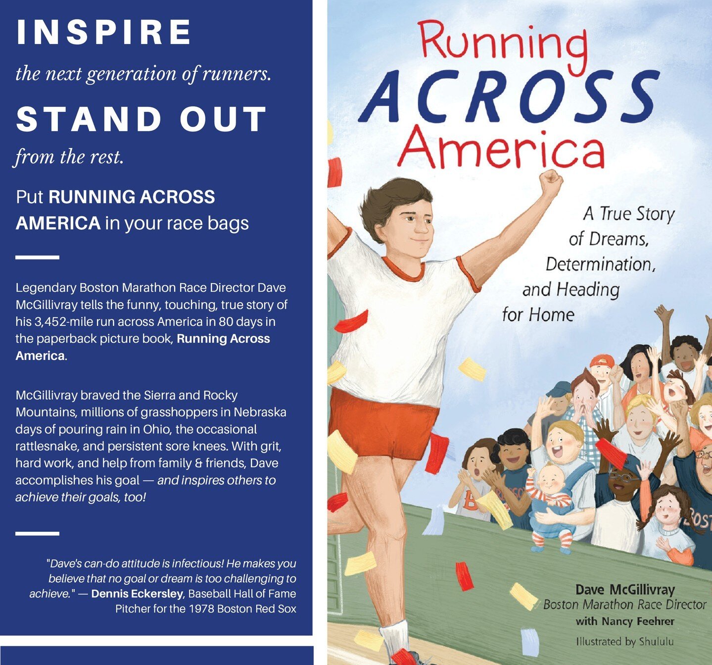 We&rsquo;re inviting race directors across the country to reimagine finishers awards for their kids&rsquo; events. Inspire your youngest participants by awarding them a book that encourages them to keep moving! Interested? Reach out to us for more in