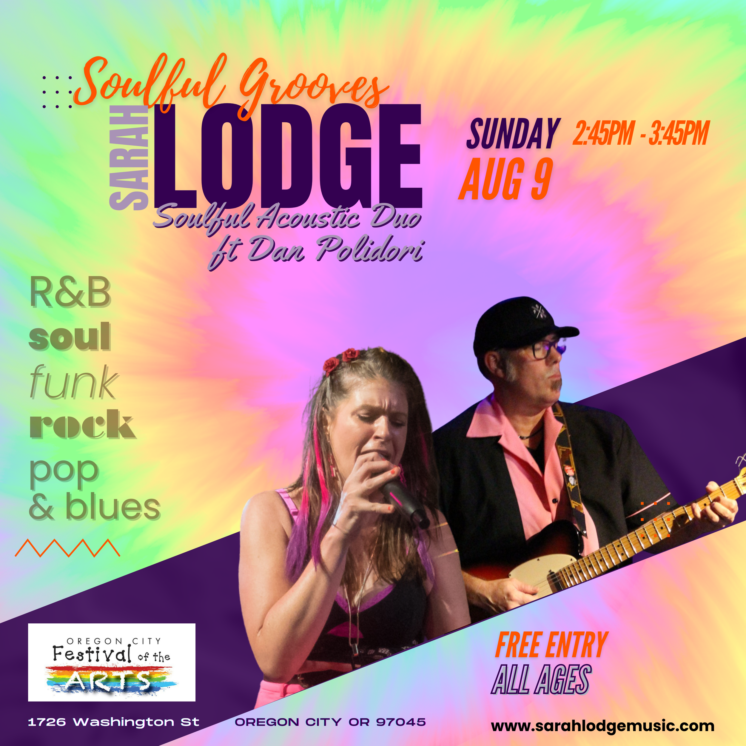 Sarah Lodge Duo at the Oregon City Festival of the Arts