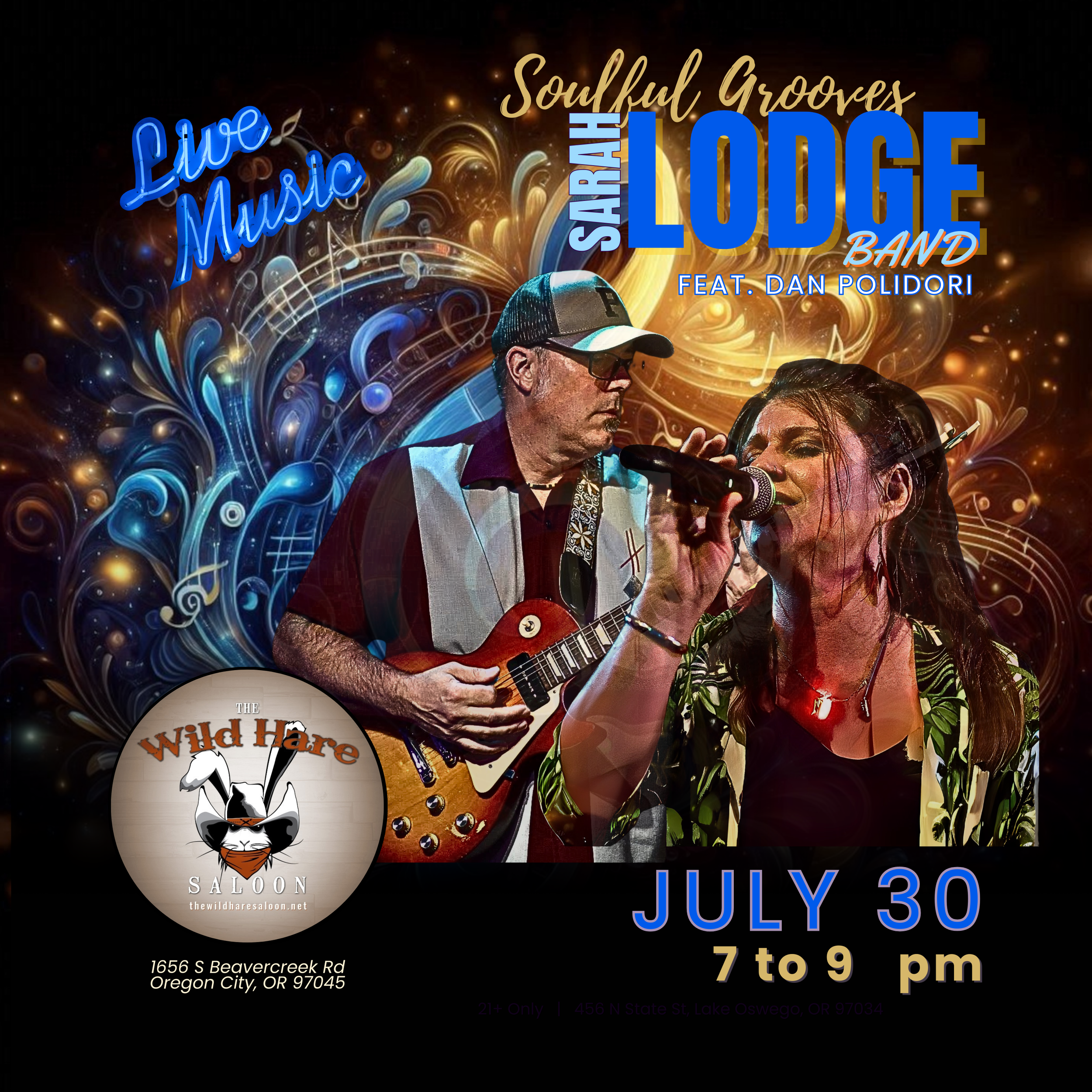 Sarah Lodge &amp; Dan Polidori at The Wild Hare Saloon (Oregon City)