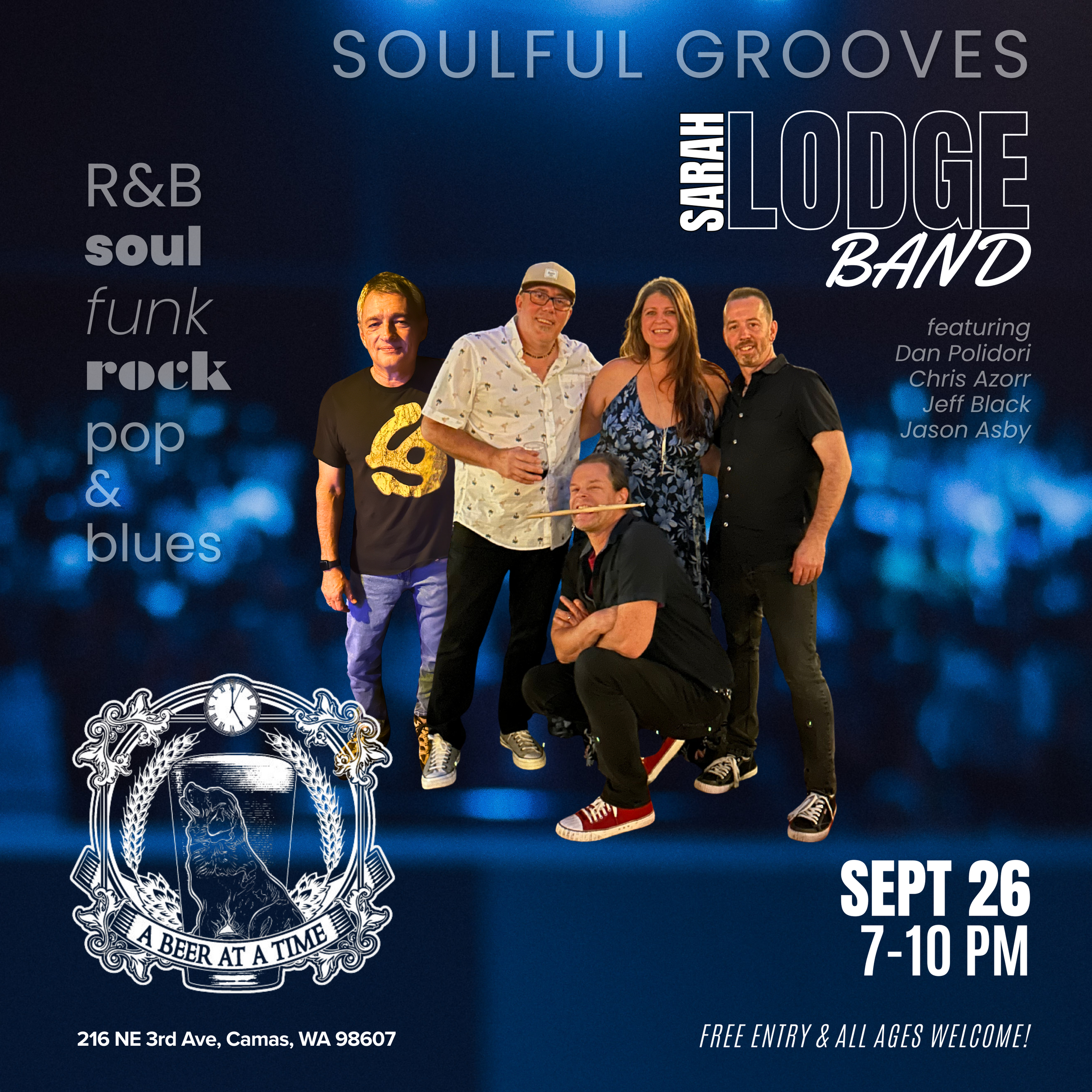 Sarah Lodge Band at A Beer at a Time (Camas, WA)