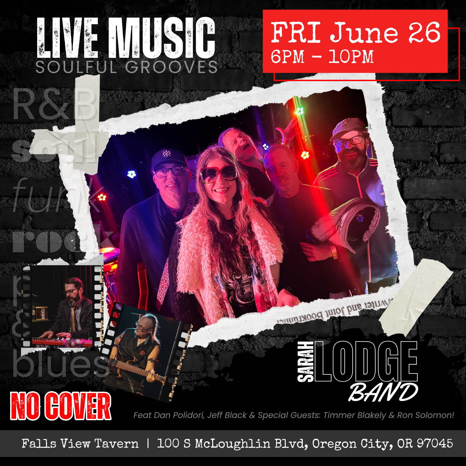 Falls View Tavern - Sarah Lodge Band