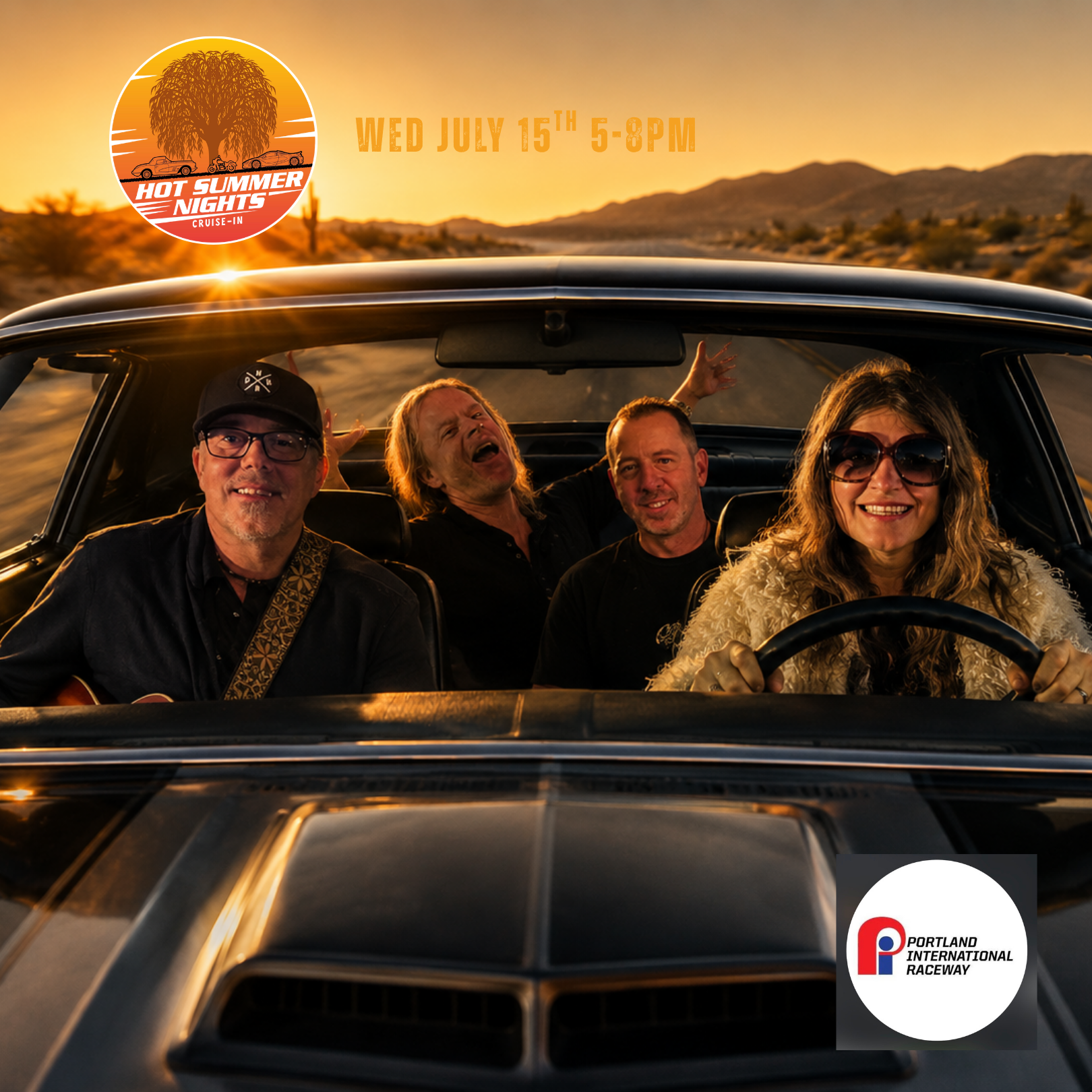 Sarah Lodge Band at Hot Summer Nights Cruise-In Event