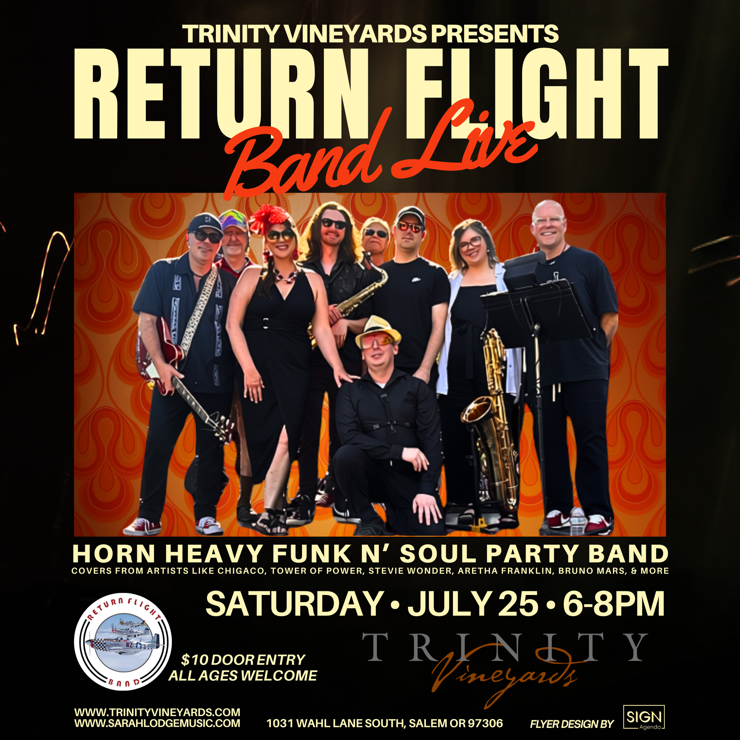 Return Flight Band at Trinity Vineyards (Salem, OR)