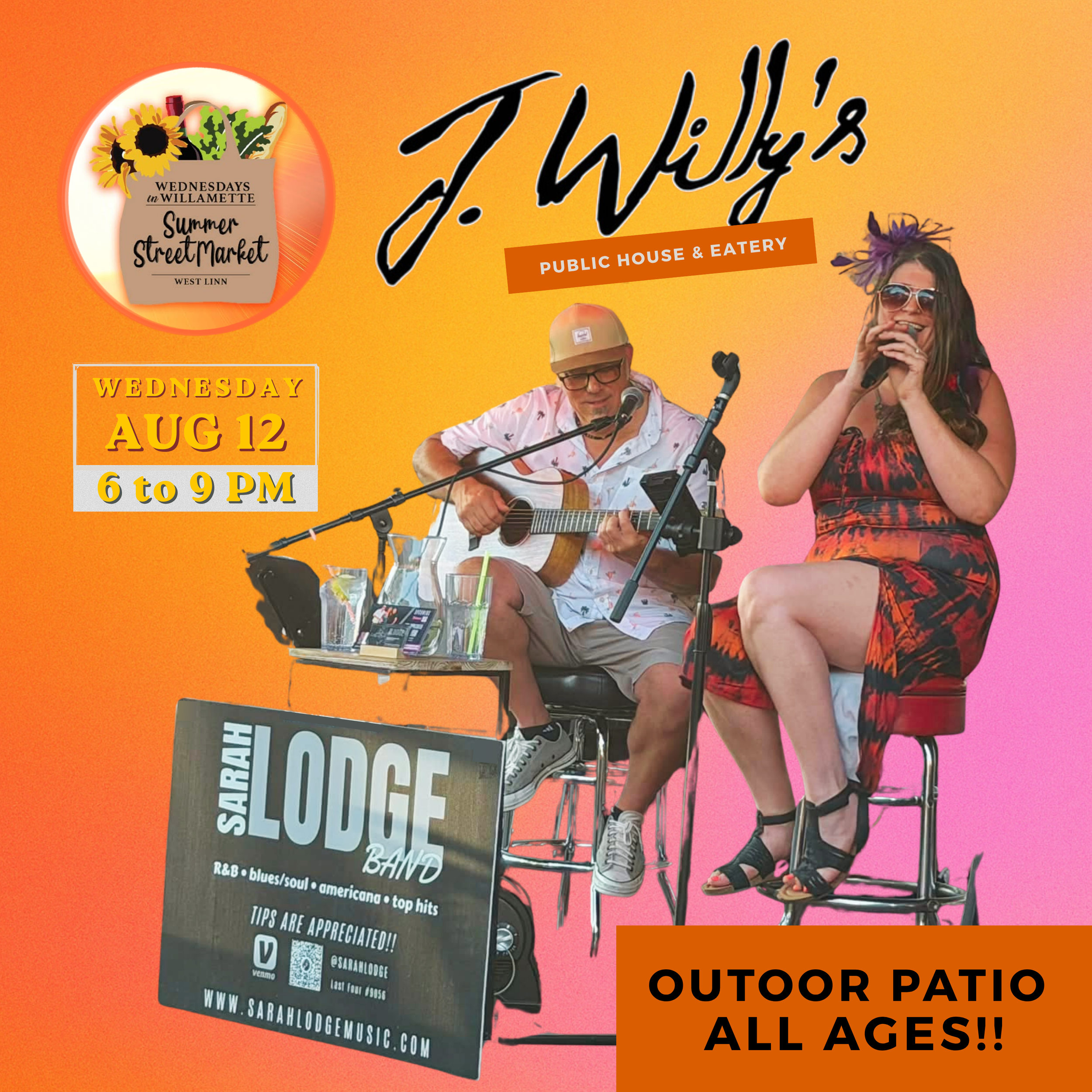 Sarah Lodge &amp; Dan Polidori at J Willys