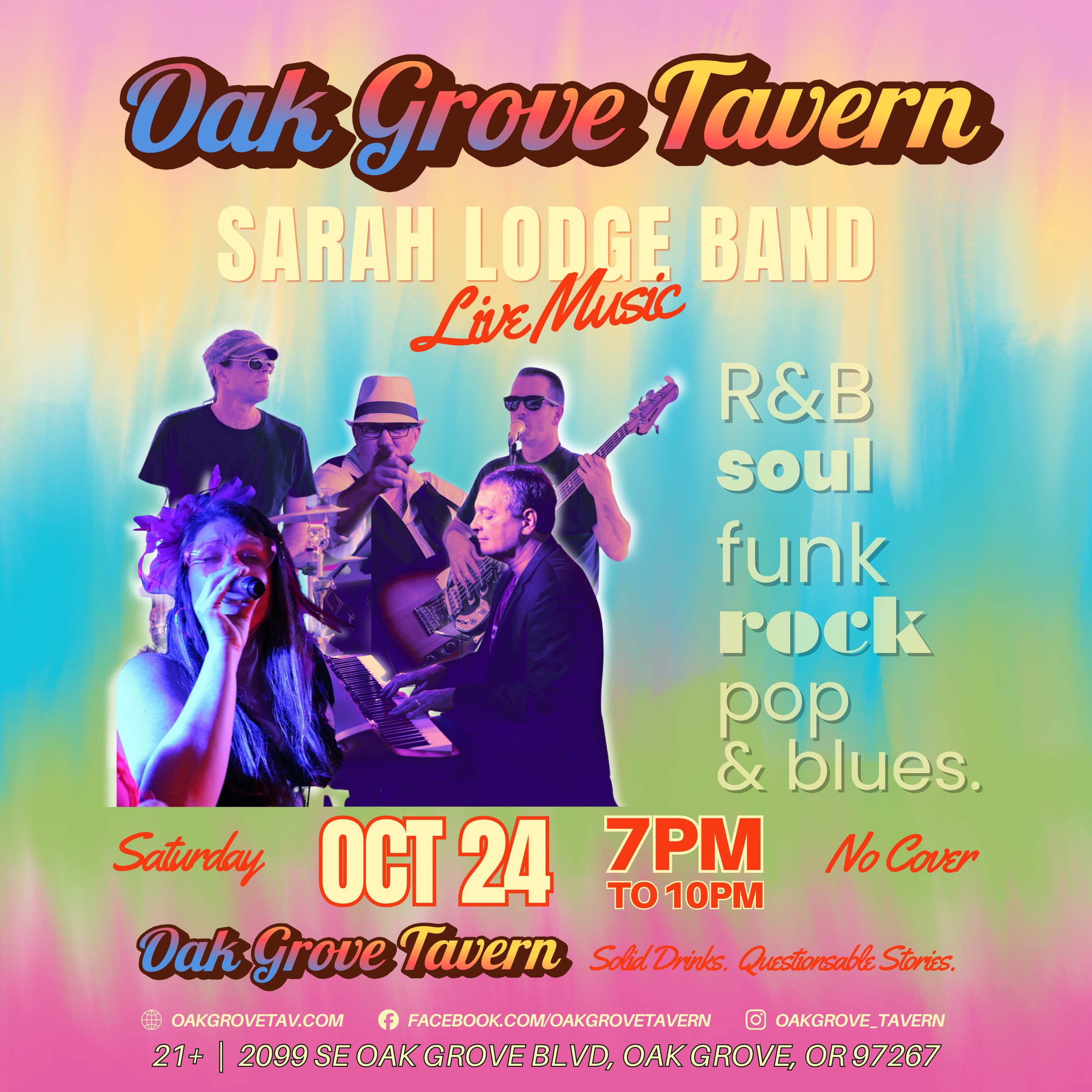 Sarah Lodge Band LIVE at Oak Grove Tavern
