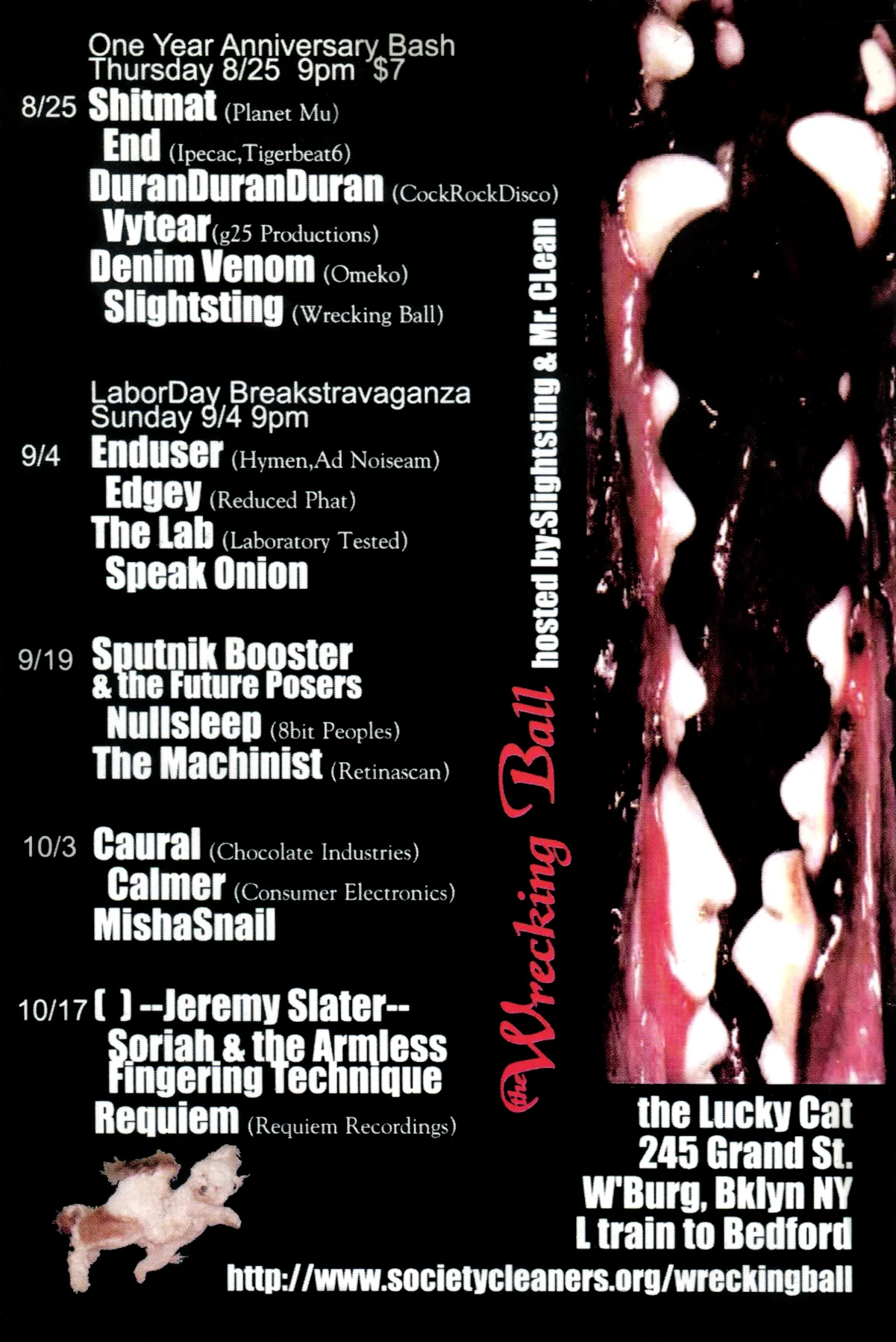 10-3-05-Wrecking Ball at The Lucky Cat.jpg
