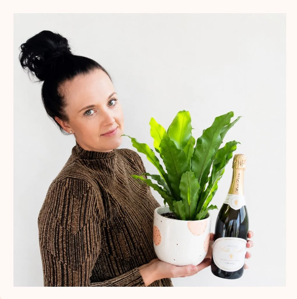 Fern & Fizz | Birds Nest Fern & Sparkling Wine | Perth Delivery
