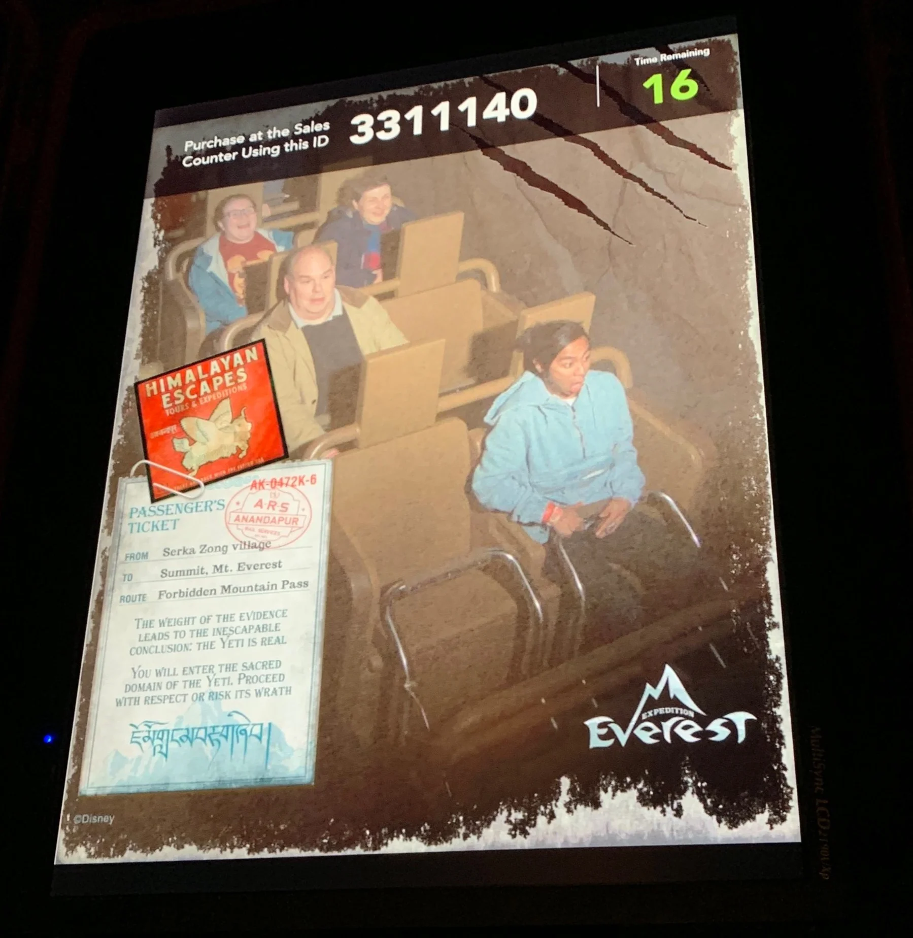 Empty Seats on Expedition Everest