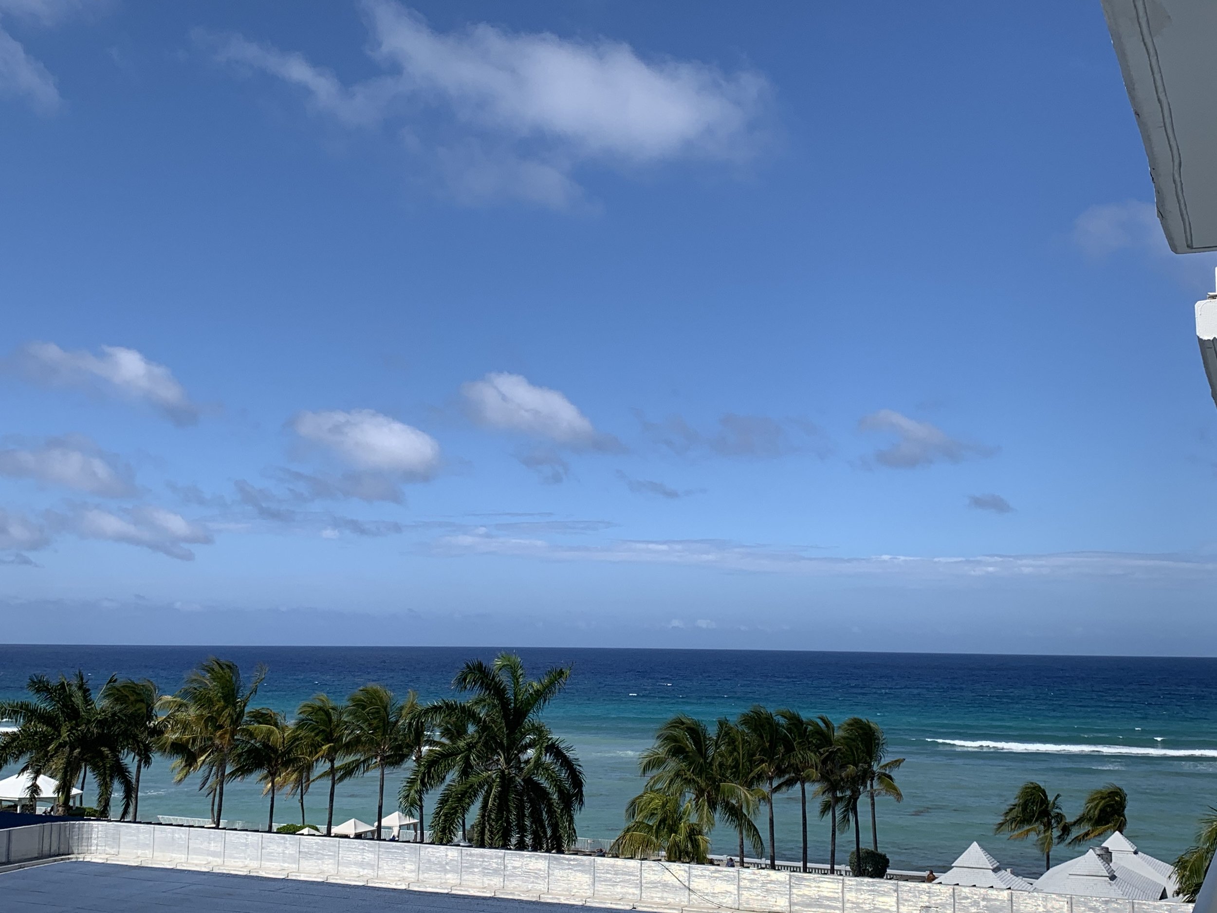 Our “not so good” view from room 579