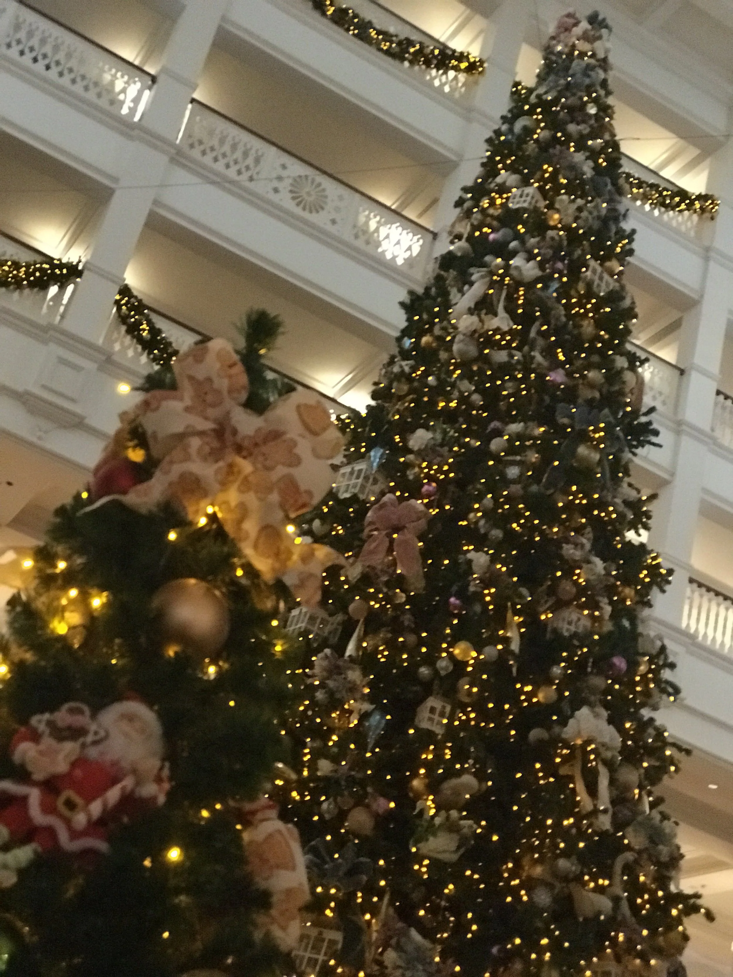 Grand Floridian’s Lobby Christmas Tree. The most GRAND tree we’ve seen inside a hotel!