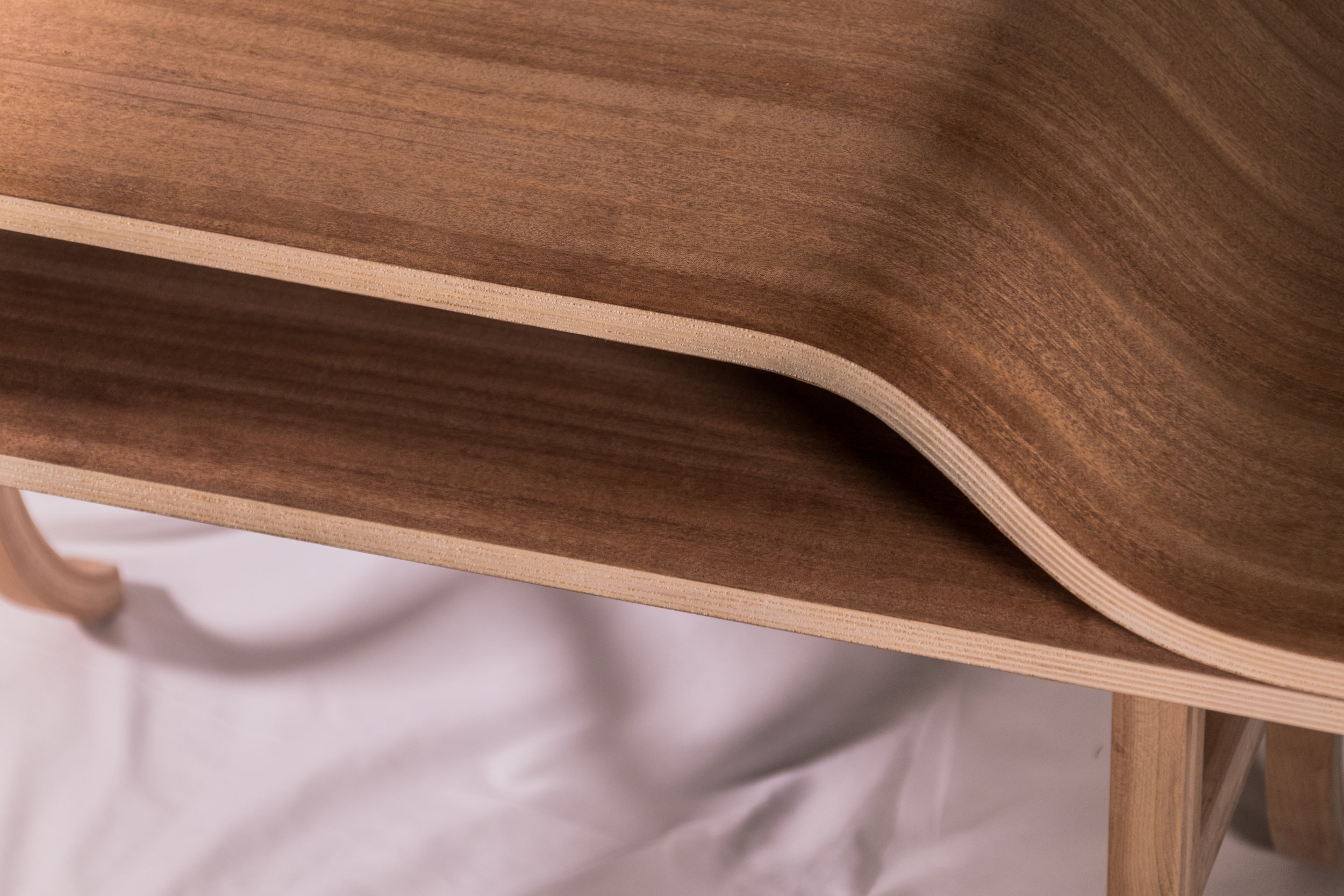 Bent Wood Table — Marshall Geier Design