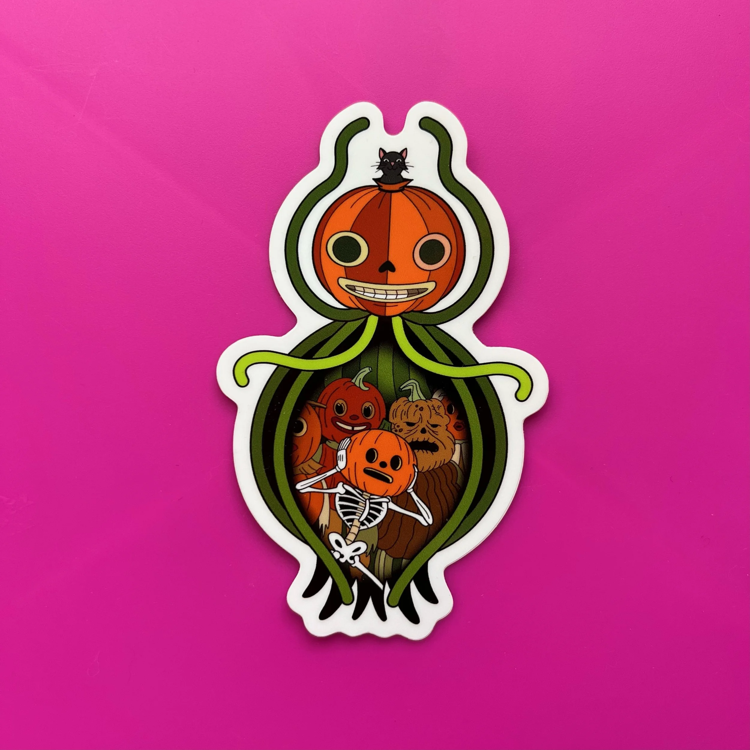 Enoch and Pottsfield Pals Sticker