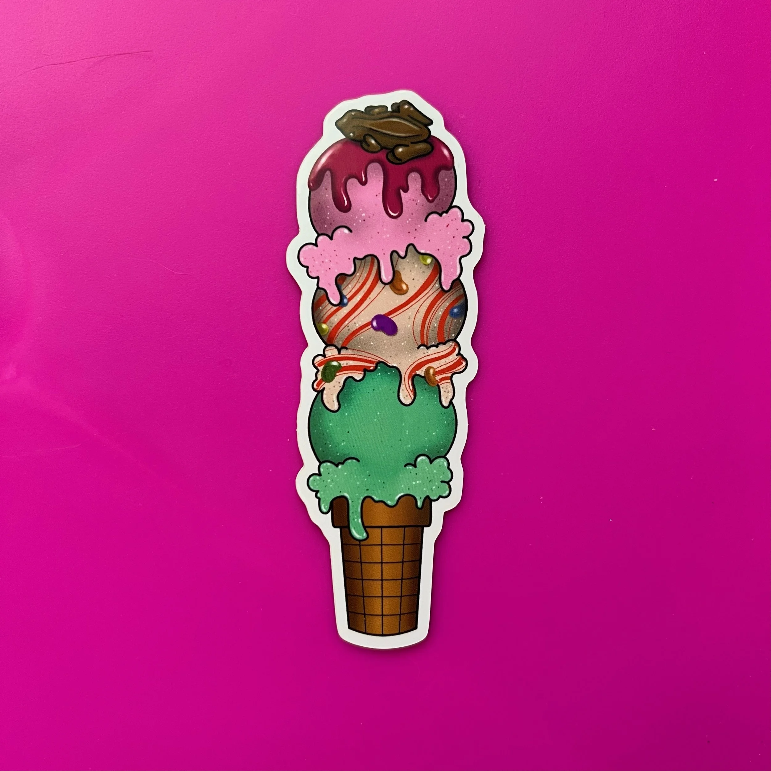 Honeydukes Cone Sticker