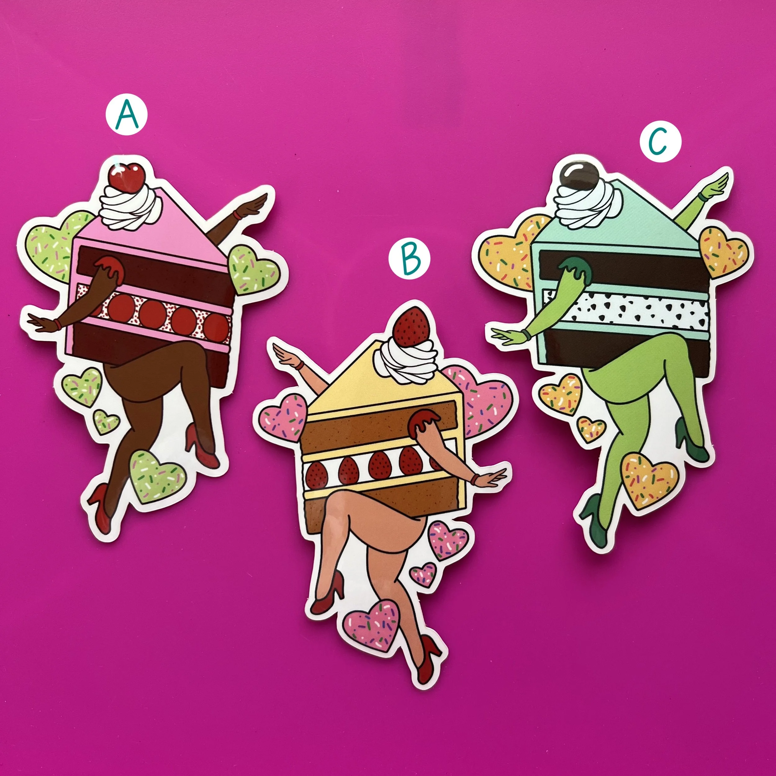 Cake Cutie Stickers