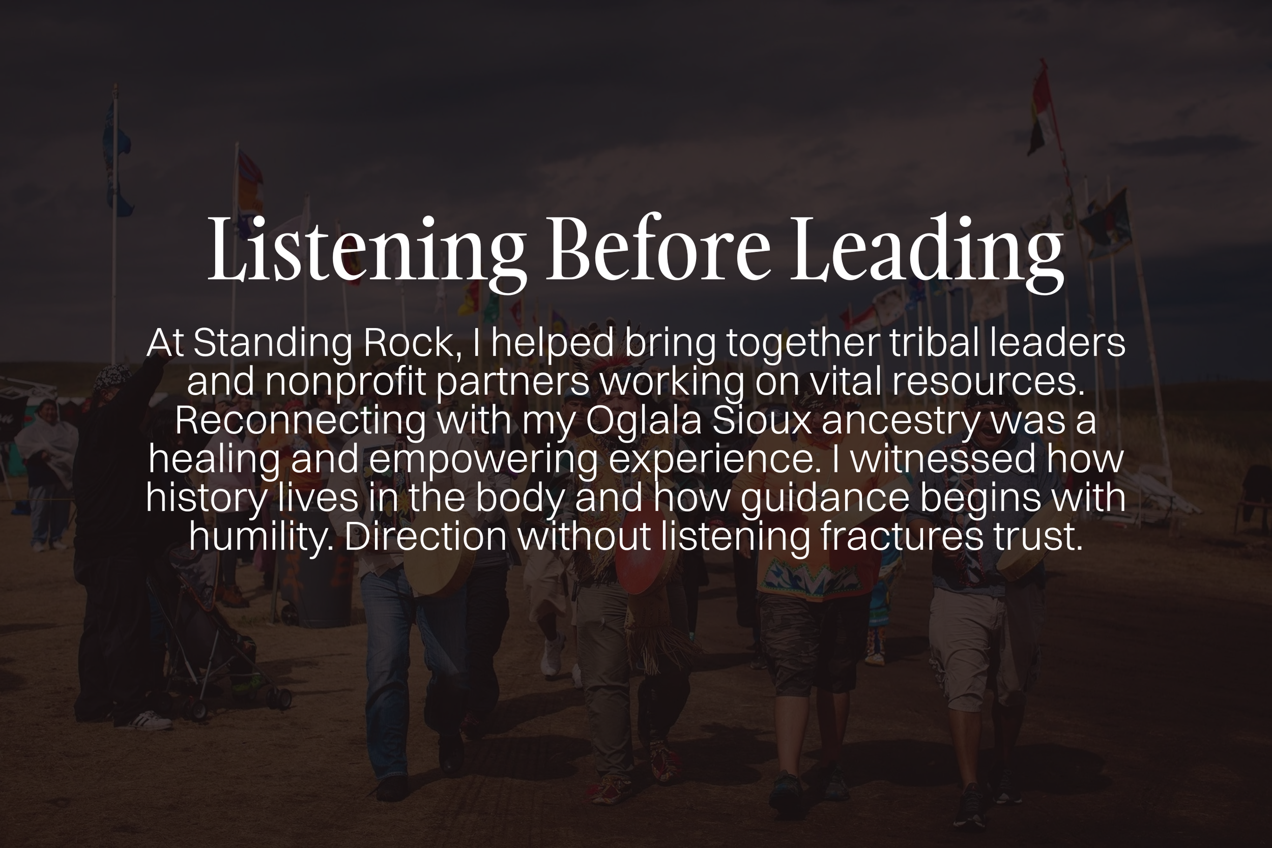 Listening Before Leading