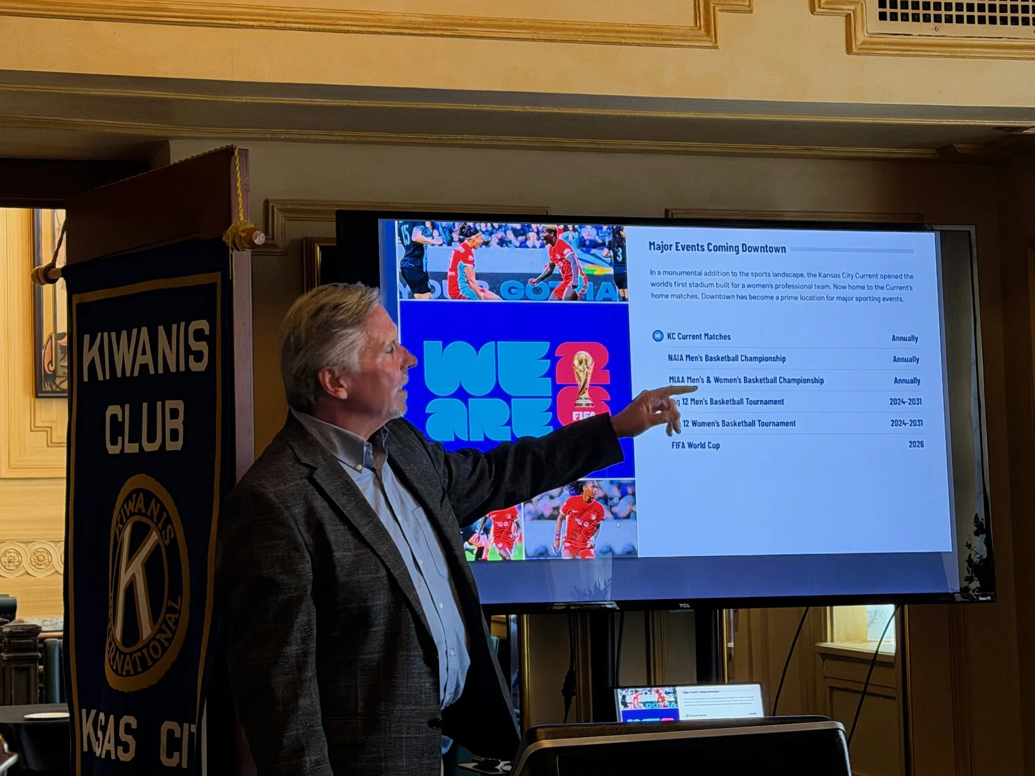Sean O’Byrne speaks to Downtown Kiwanis— Downtown Council of Kansas City