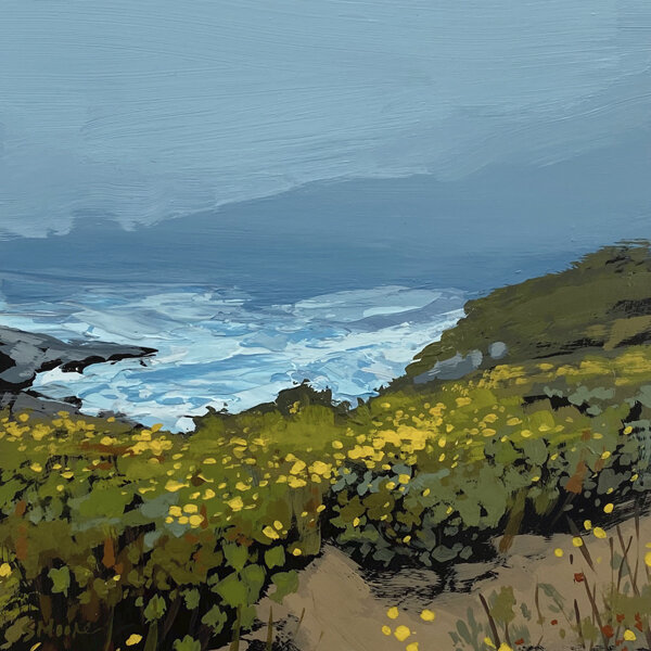  Sea Sketch, 5 x 5” 