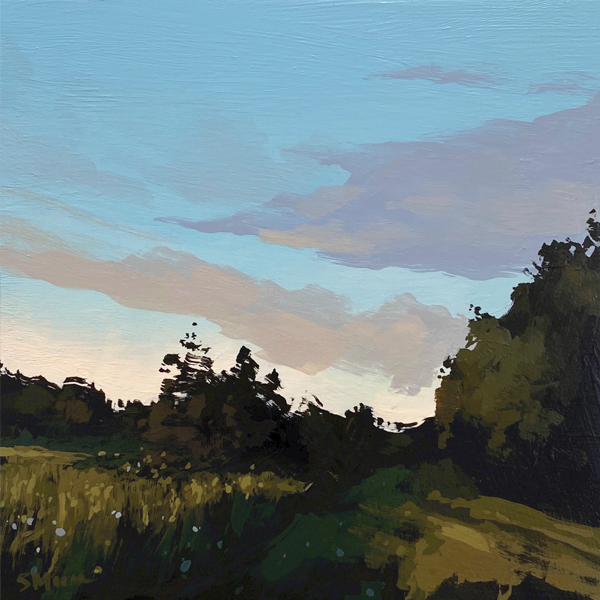   Dusk Sketch , 2020, 5 x 5” 