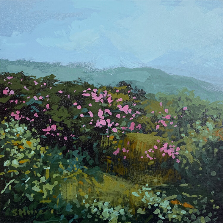   Scotland Sketch , 2020, 5 x 5” 