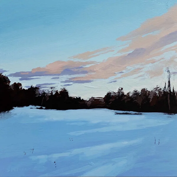  Snow Sketch, 2020, 5 x 5” 