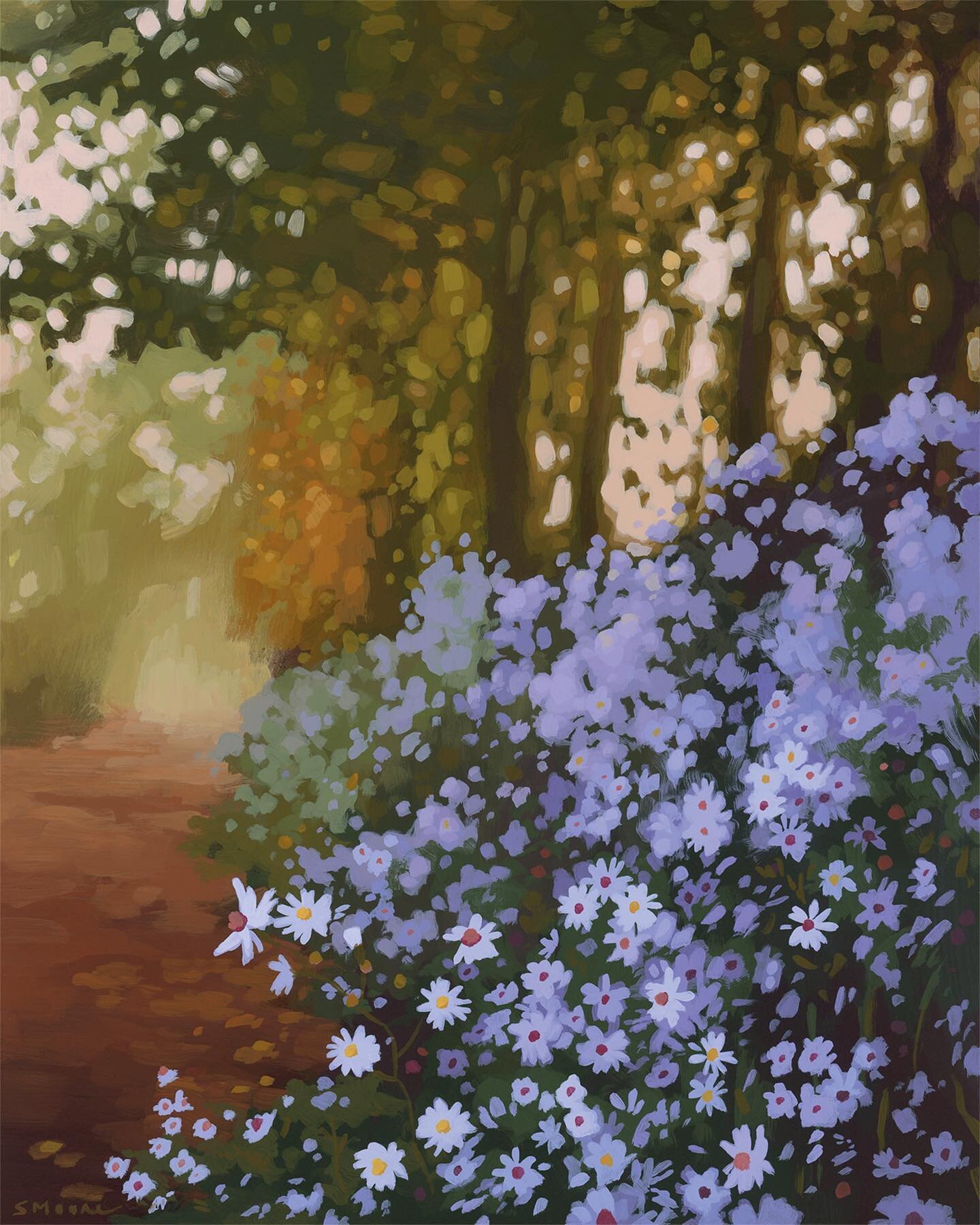 🍂 October 🍂

Azure Asters
Acrylic on panel
10 x 8&rdquo;

Gicl&eacute;e prints of this painting are available in my shop, with two size options! Rich archival inks on velvety Hahnem&uuml;hle paper&hellip; a year after making this painting, I&rsquo;