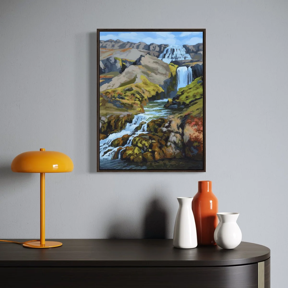Sarah-Moore_Iceland Waterfall_18x24.jpg