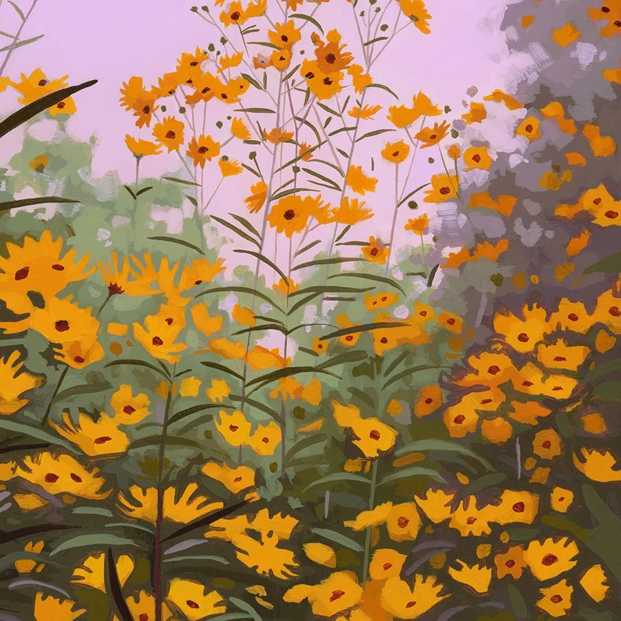 Sarah-Moore_Sunrise Sunflowers_Print_Detail.jpg