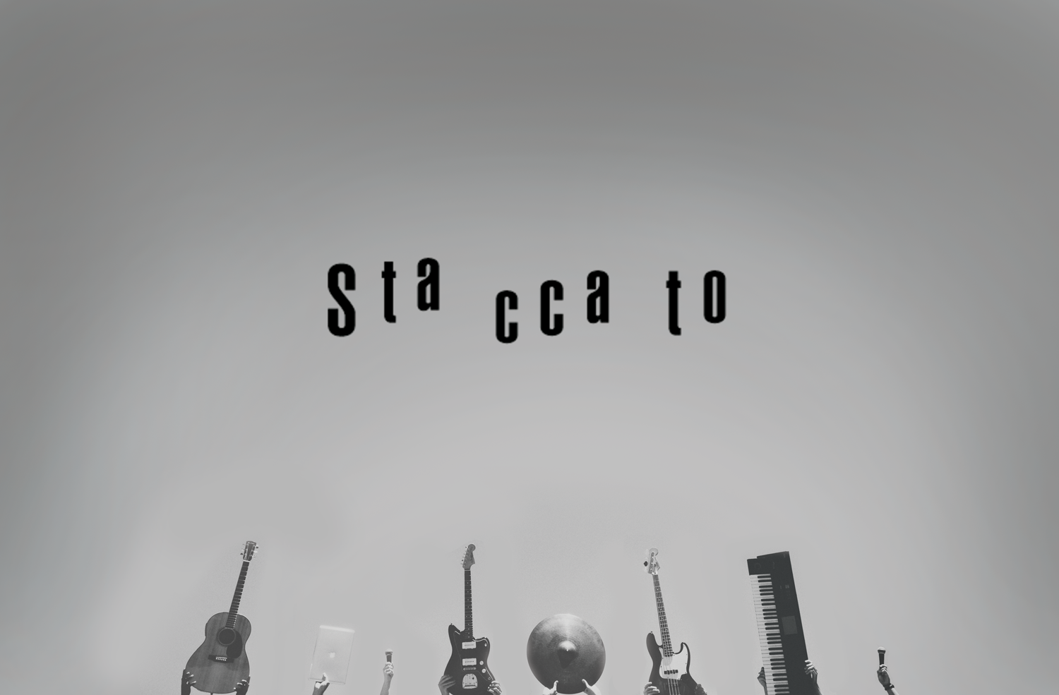  Limited to the use of a single colour and a single typeface, I illustrate several musical terms. 