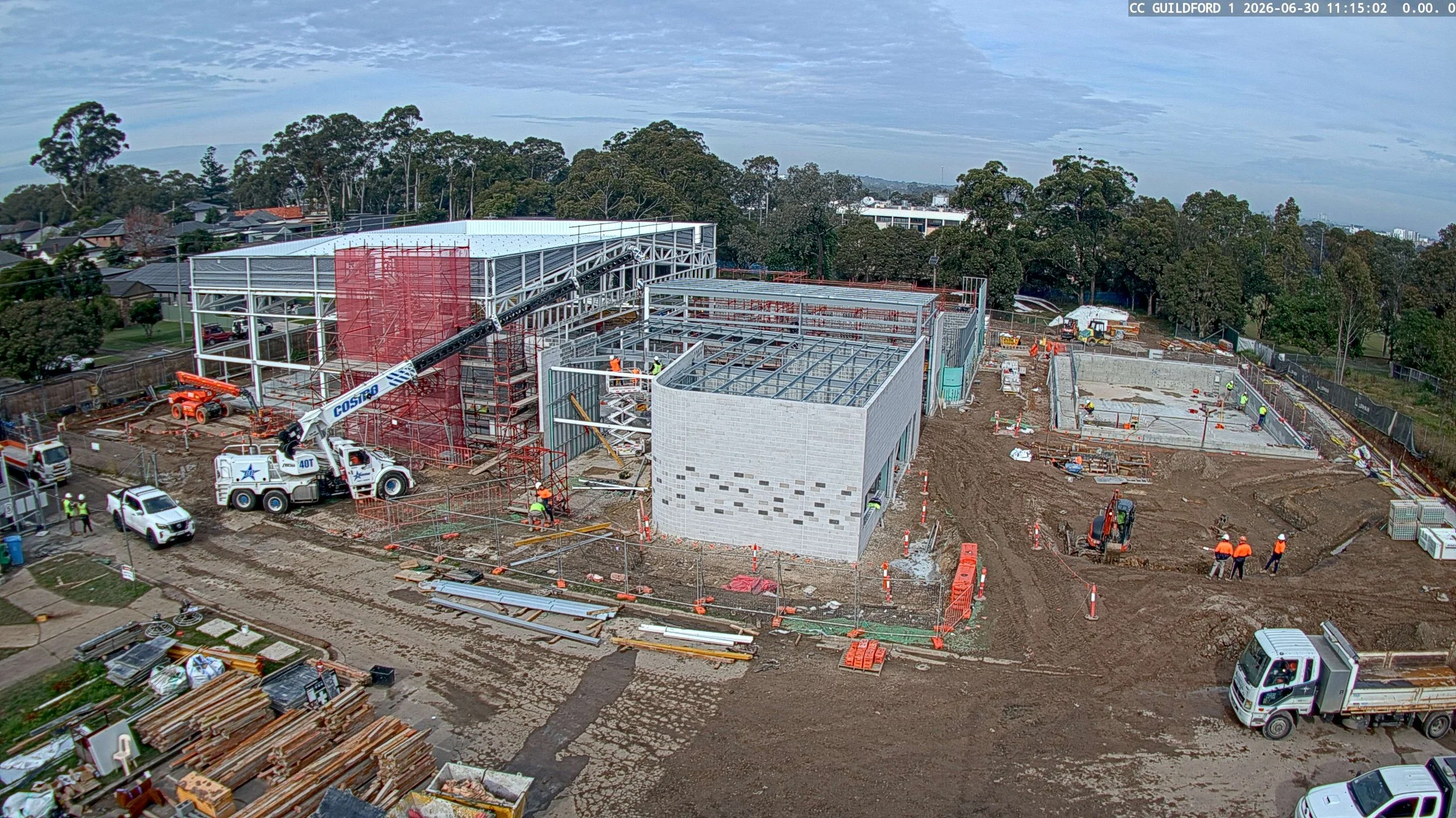 Guildford Aquatic Centre Progress