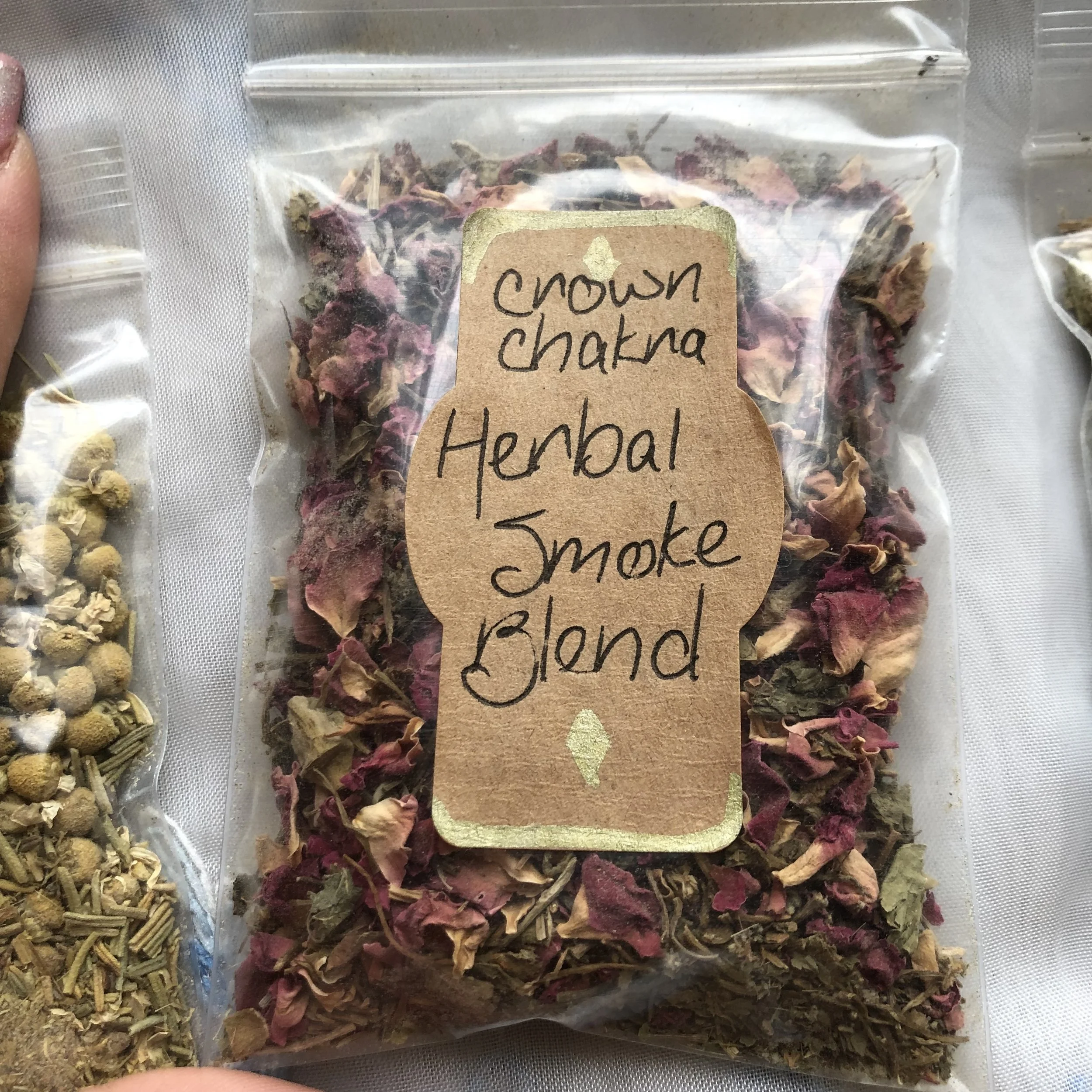 Crown Chakra herbal smoke blend