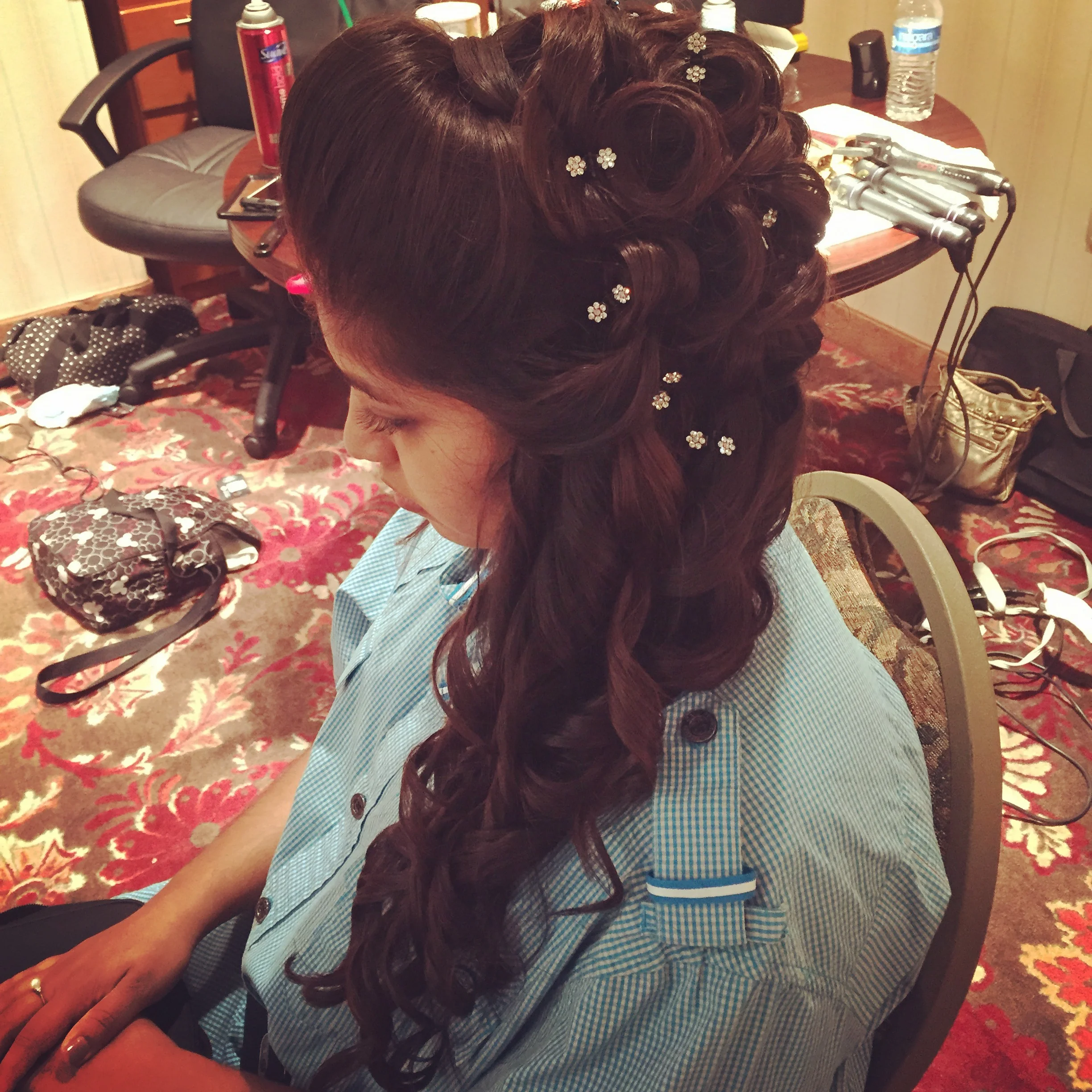 On-location bridal makeup and hairstyling services On Long Island